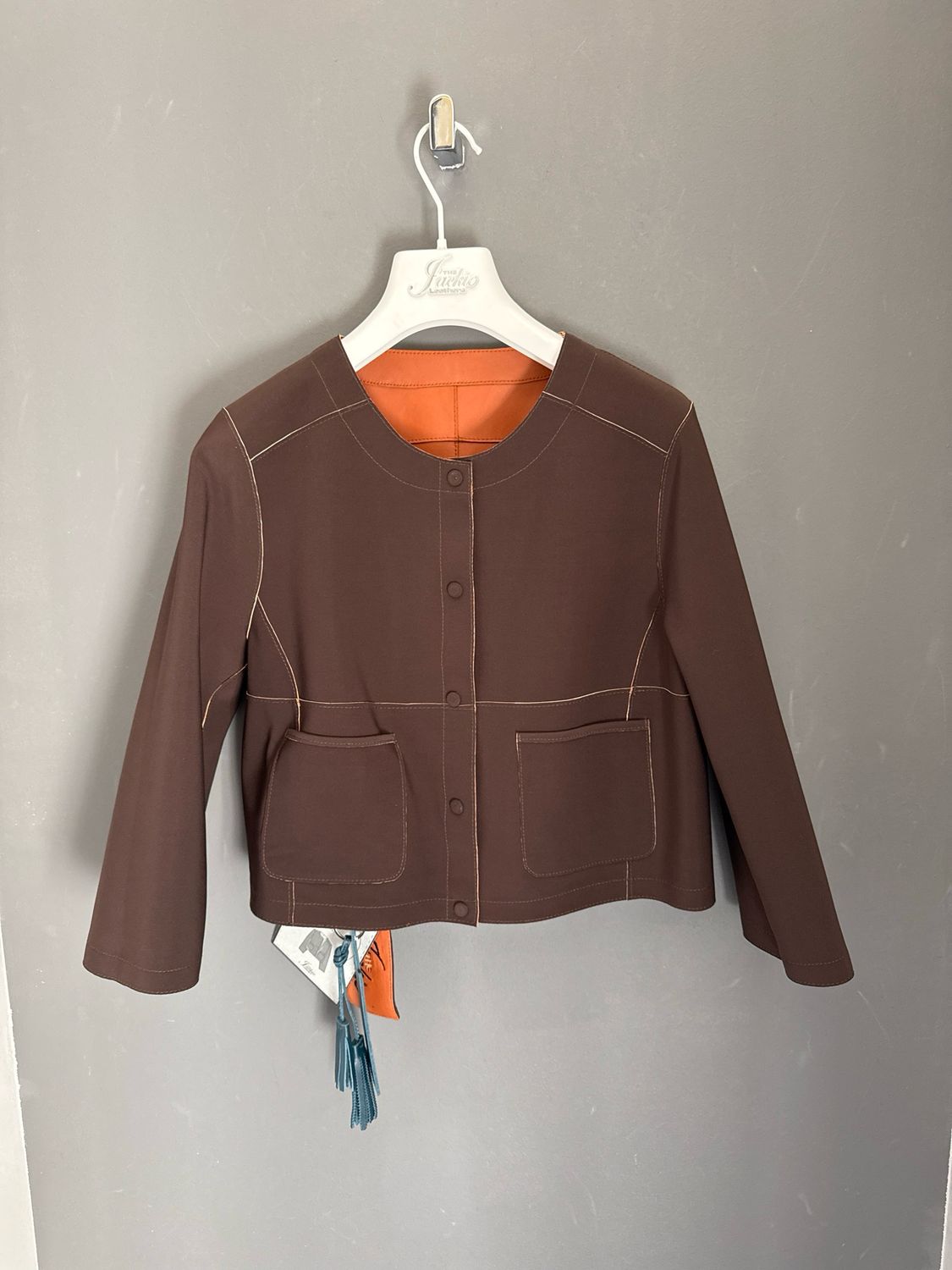 Giacca in pelle reversibile The Jackie