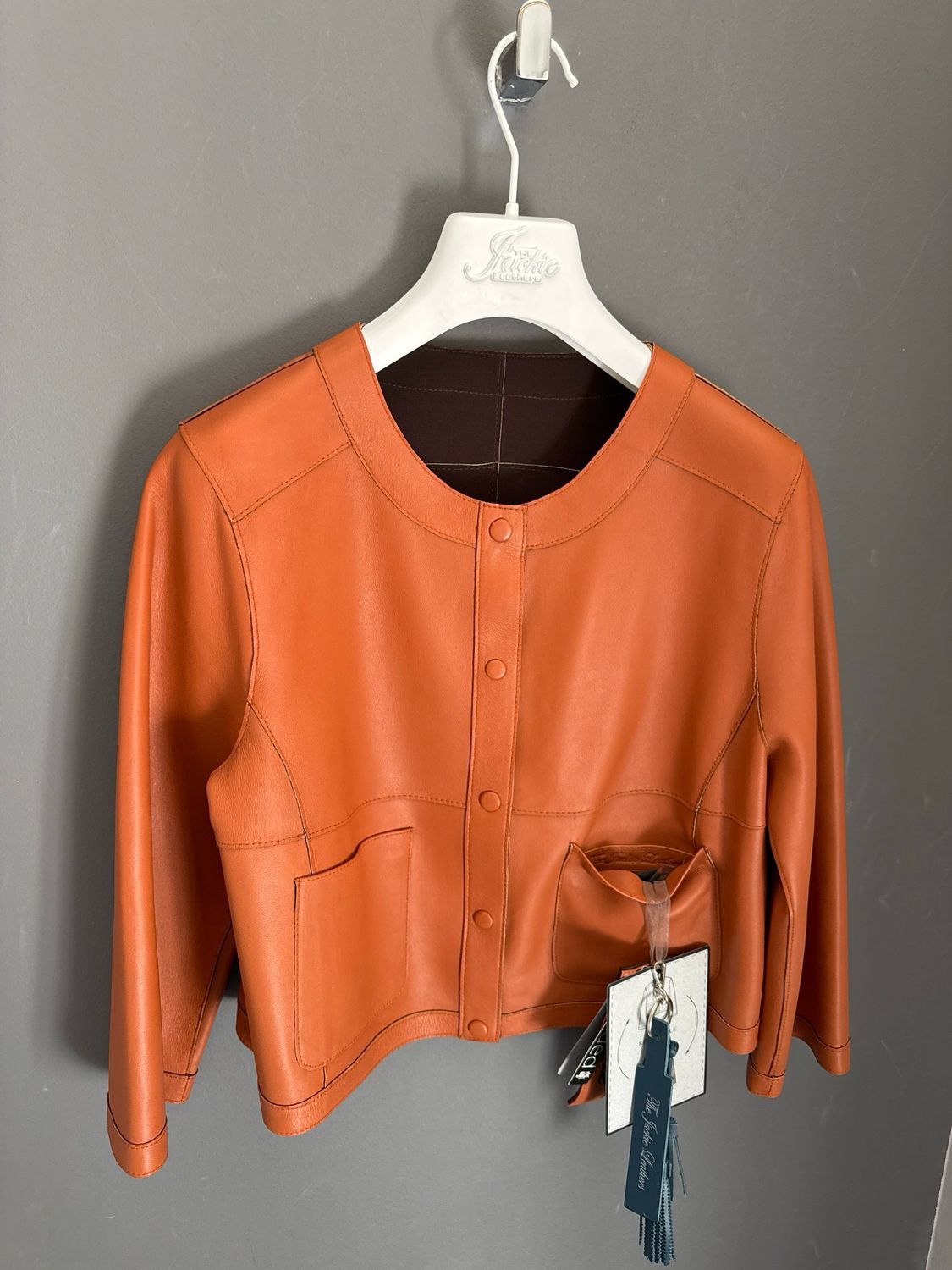 Giacca in pelle reversibile The Jackie