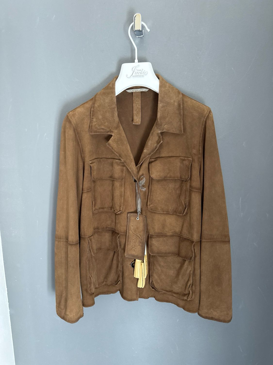 Giacca in suede The Jackie