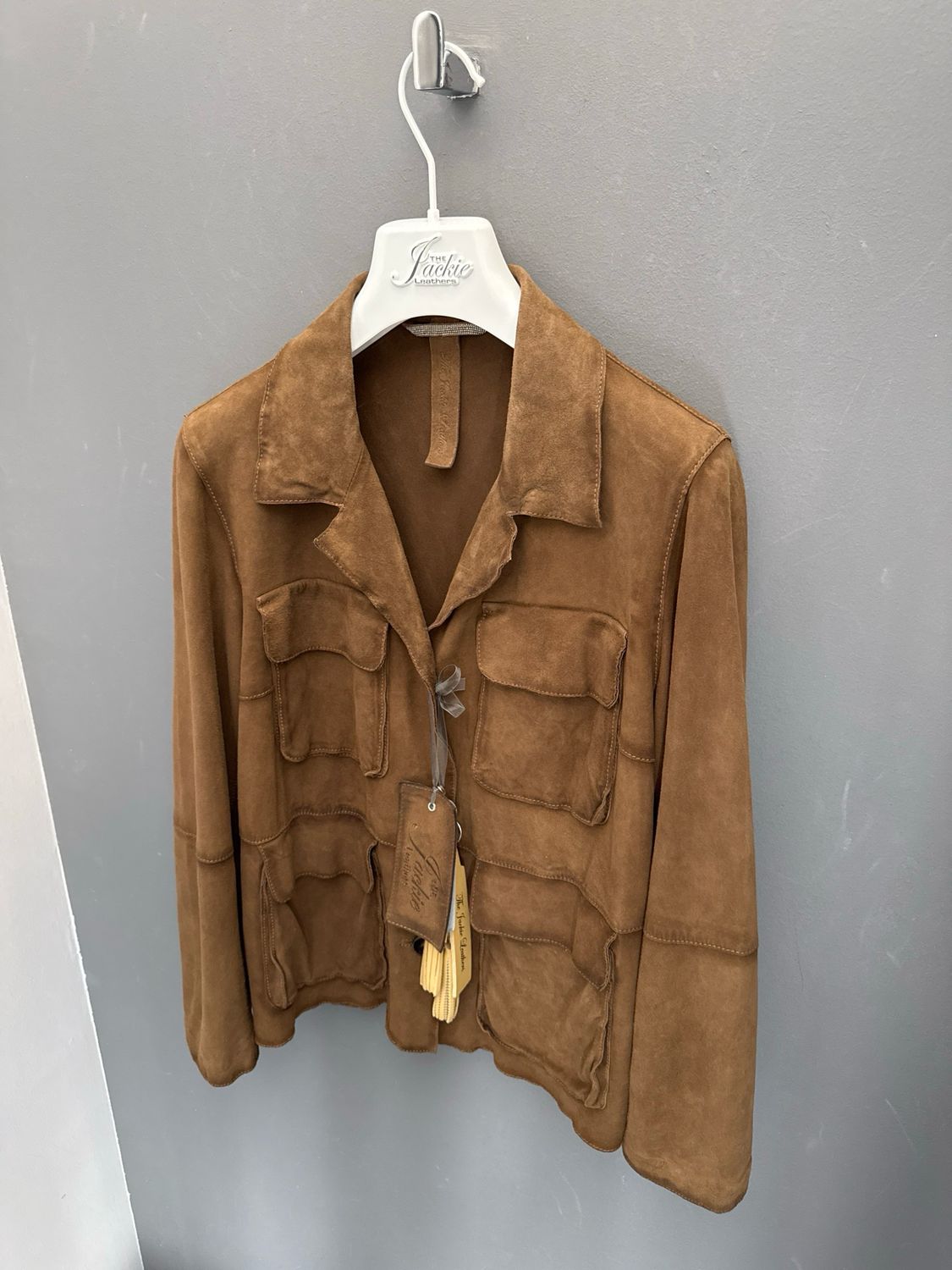 Giacca in suede The Jackie