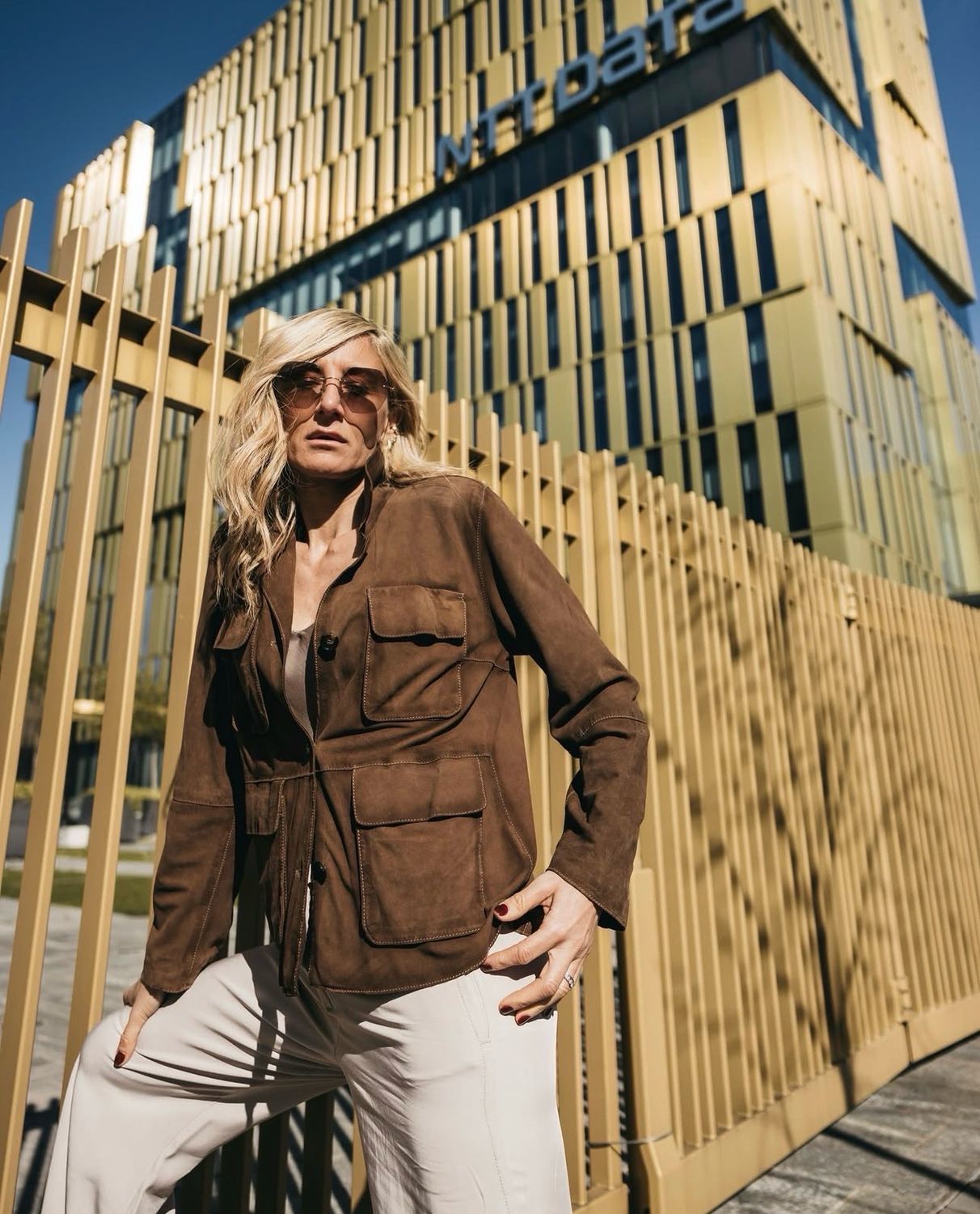 Giacca in suede The Jackie