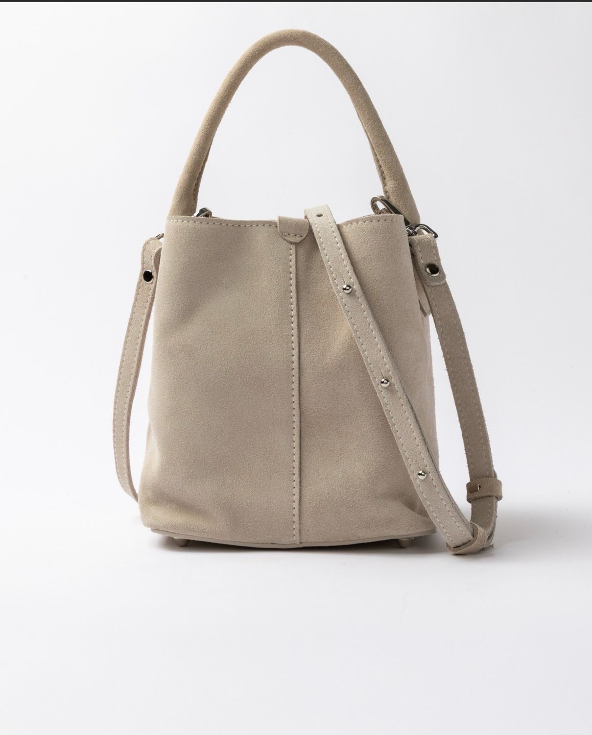 PANIERE BAG DATE SUEDE BEIGE