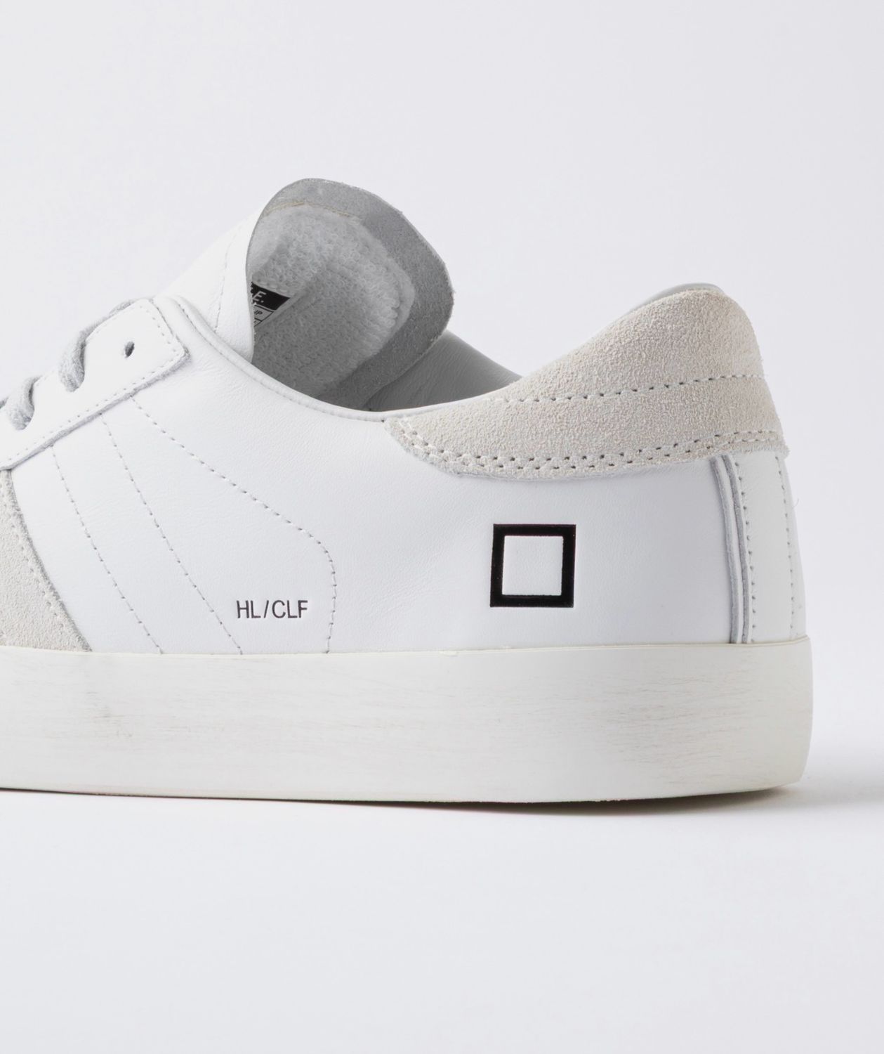 DATE HILL LOW CALF WHITE