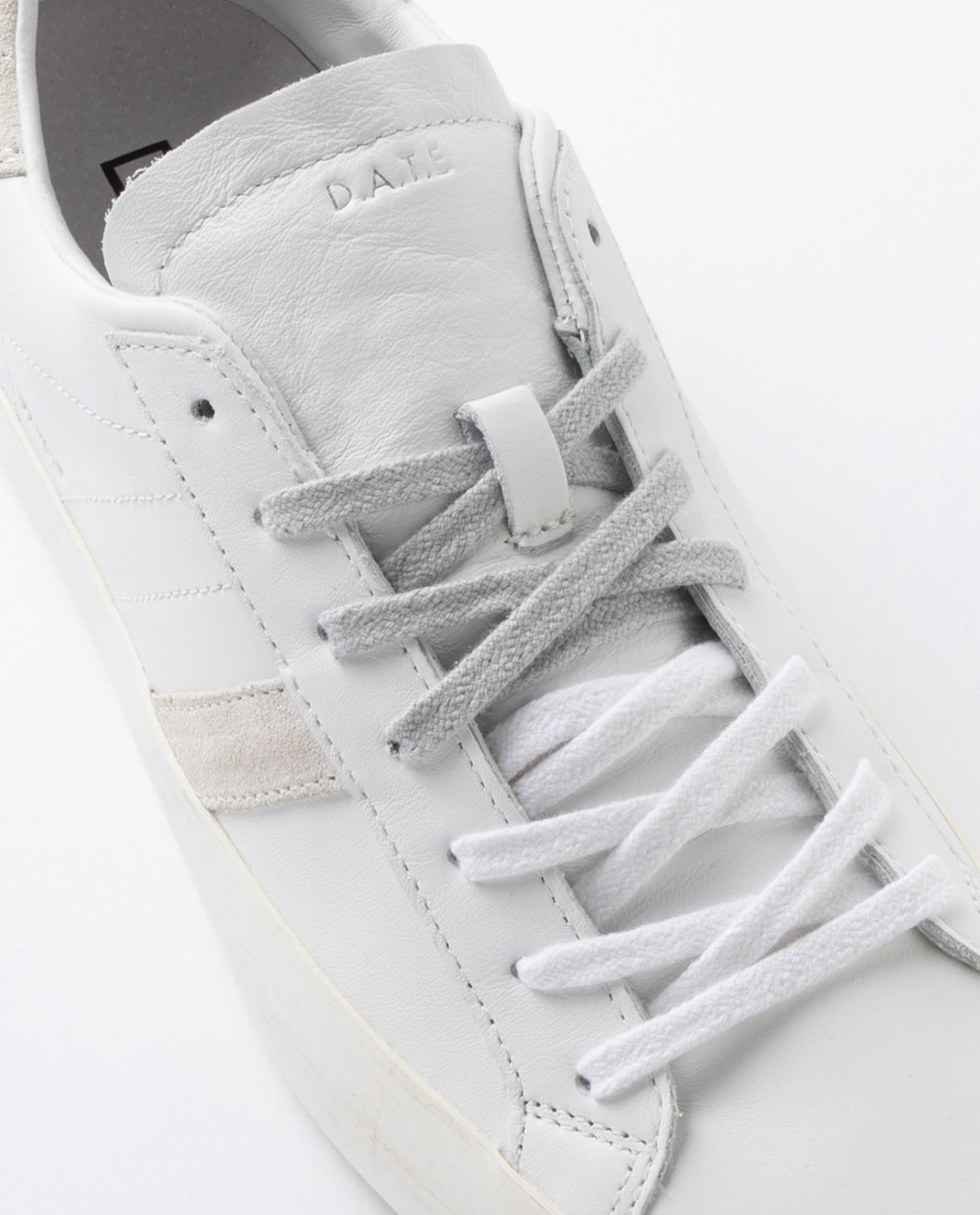 DATE HILL LOW CALF WHITE