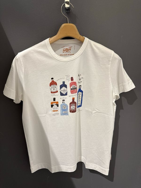 T-shirt BOB bottiglie gin