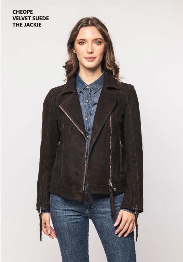 Chiodo in suede The Jackie