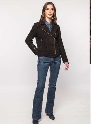 Chiodo in suede The Jackie