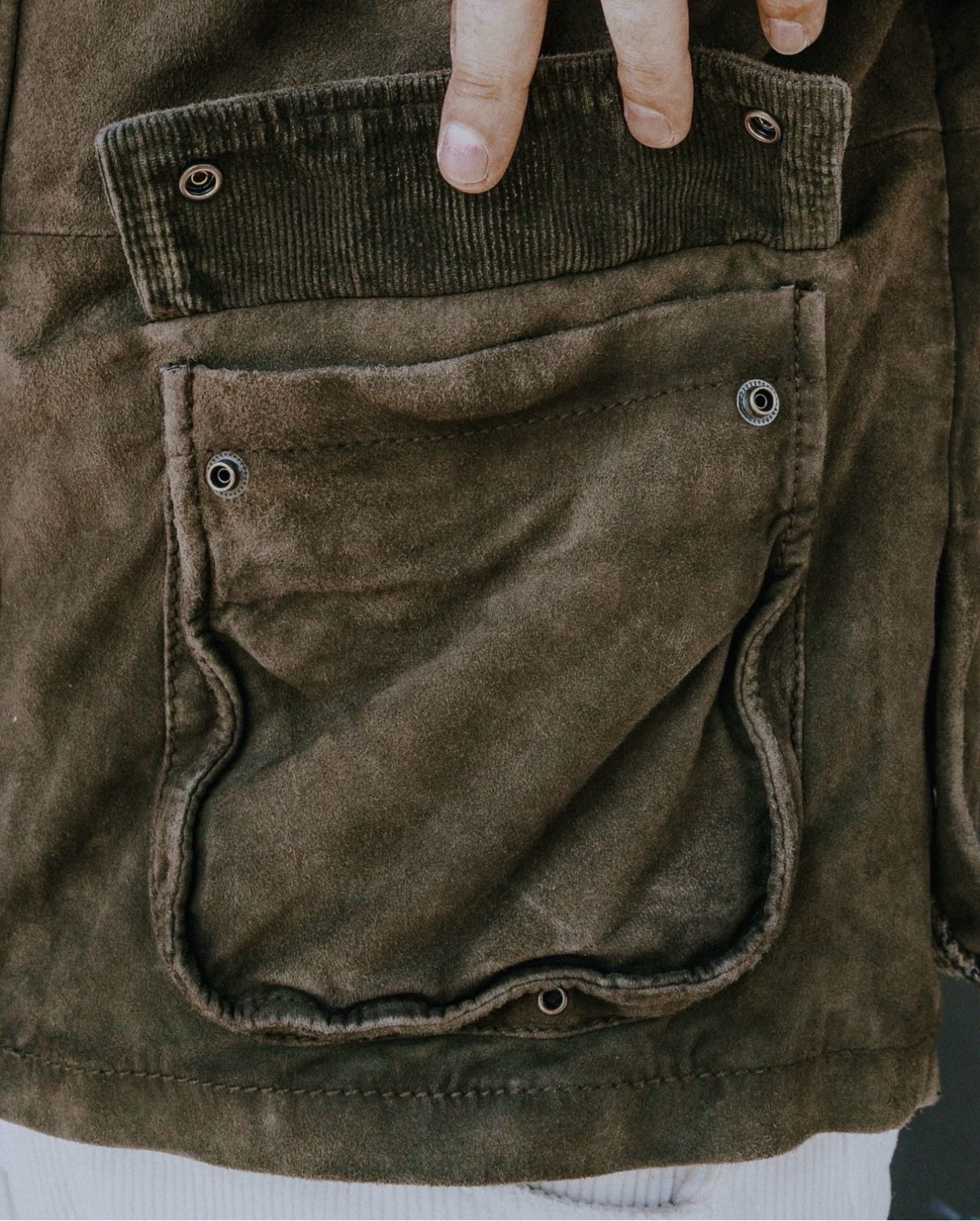 Giaccone in suede The Jack