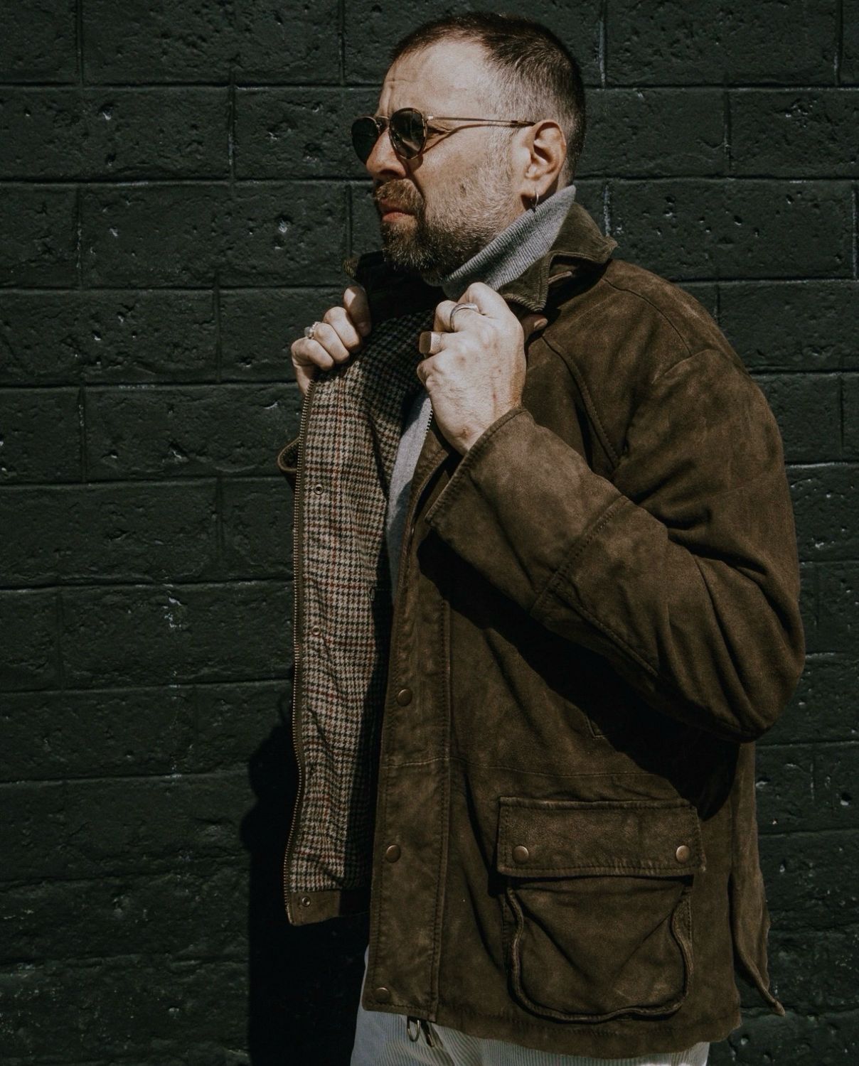 Giaccone in suede The Jack