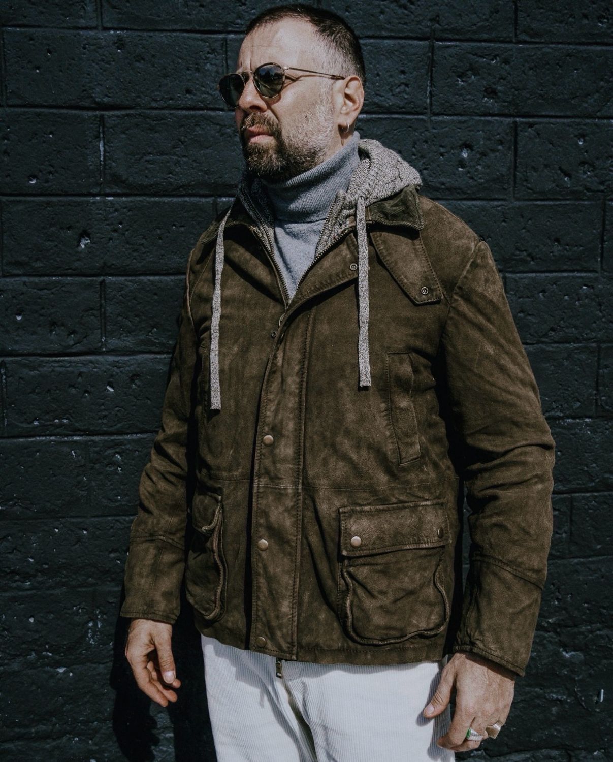 Giaccone in suede The Jack