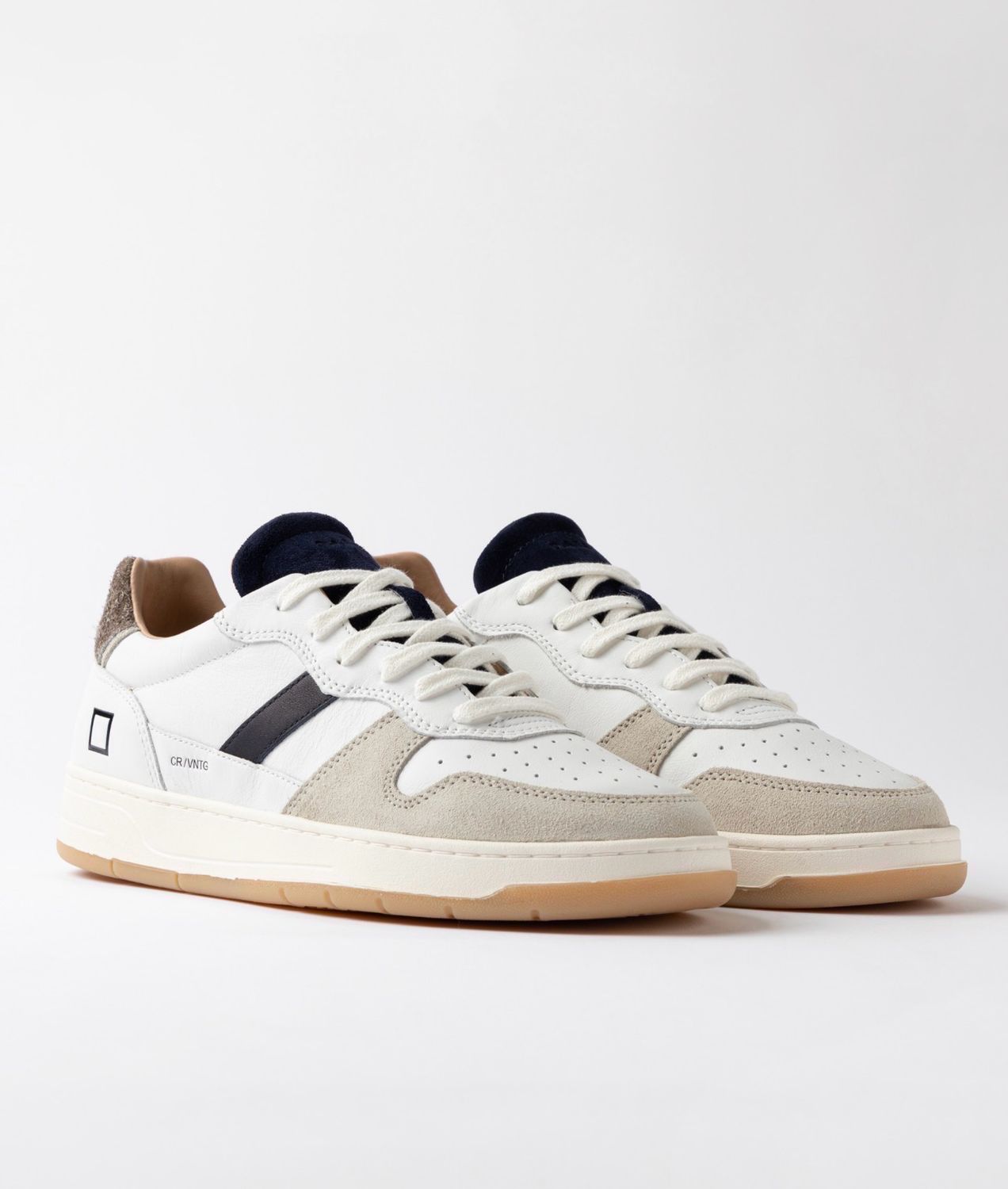 DATE COURT 2.0 VINTAGE WHITE-BROWN