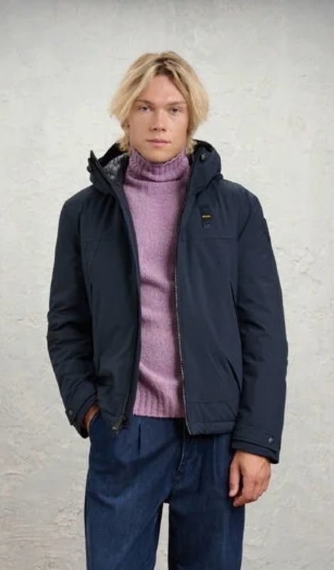 PIUMINO BLAUER CON INTERNO AD ONDE BURKE