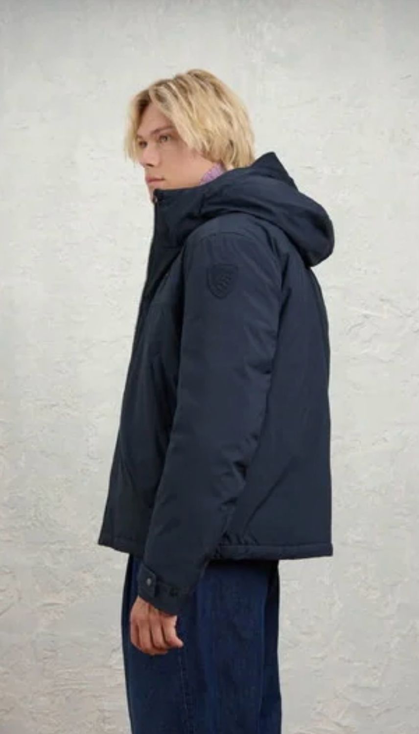 PIUMINO BLAUER CON INTERNO AD ONDE BURKE