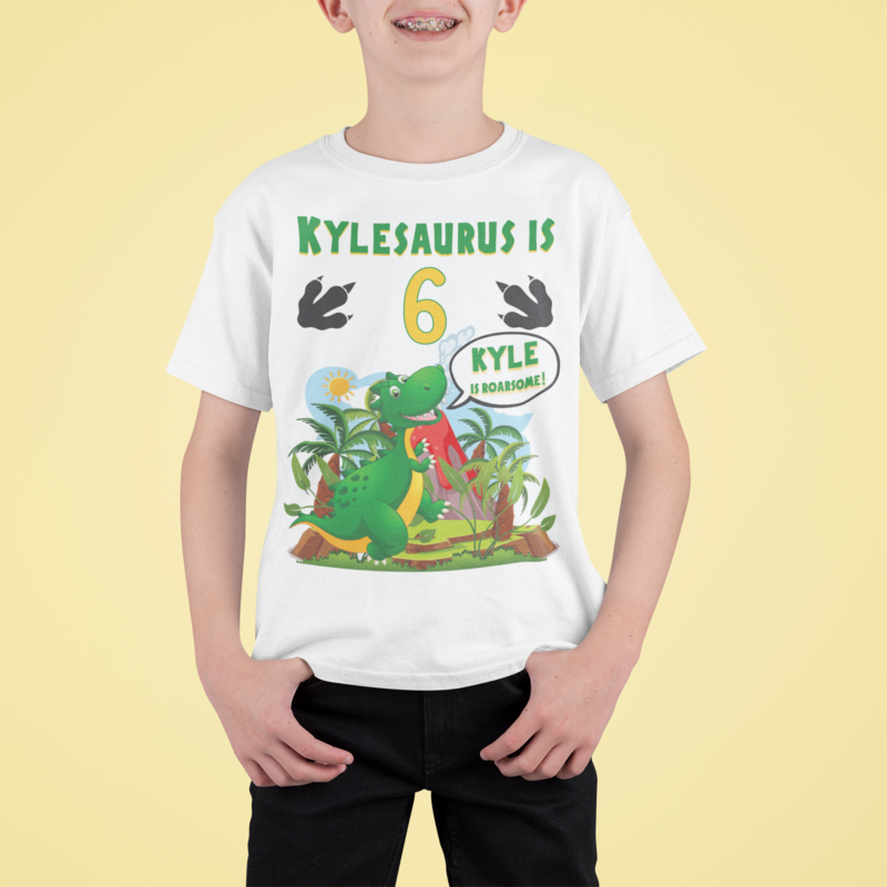 Kids dinosaur t-shirts