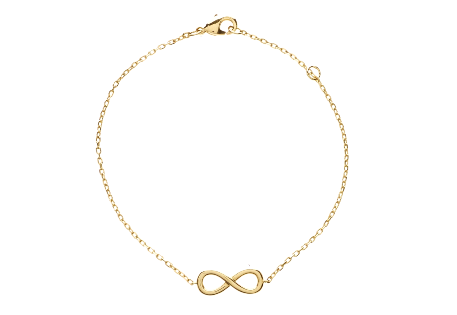 Armkette Unendlicher Knoten gold