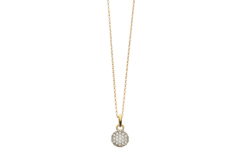 Goldkette Zirkoniaplättchen Goldkette Zirkoniaplättchen