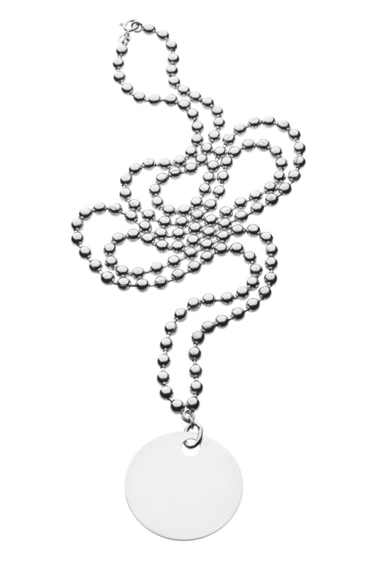 Statementkette mit Silberplatte Statementkette mit Silberplatte