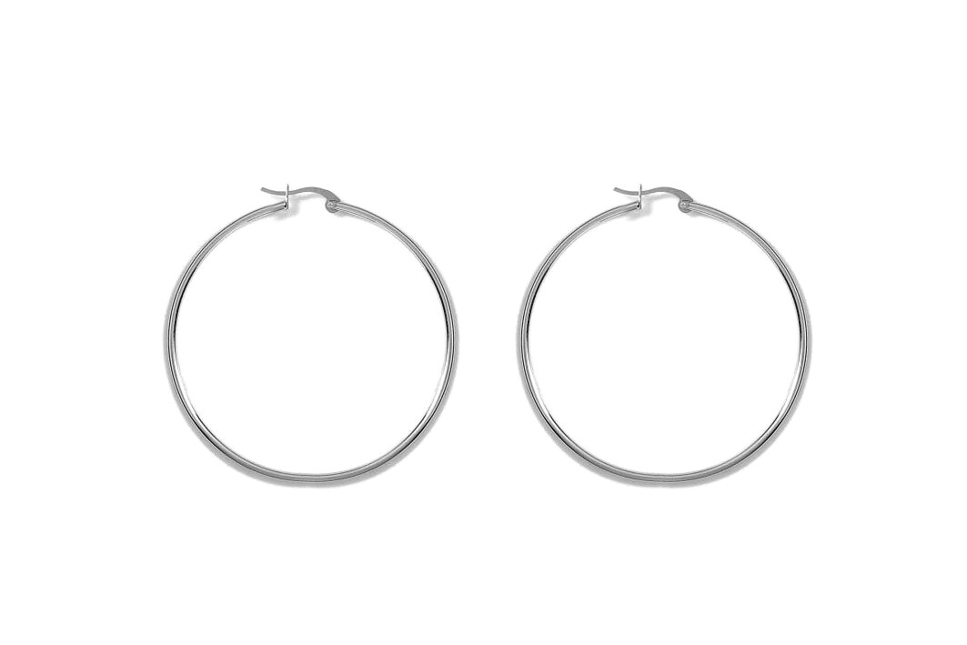 Creolen 40mm silber