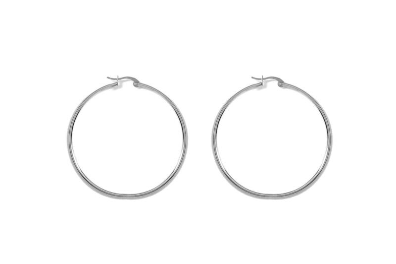 Creolen 40mm silber