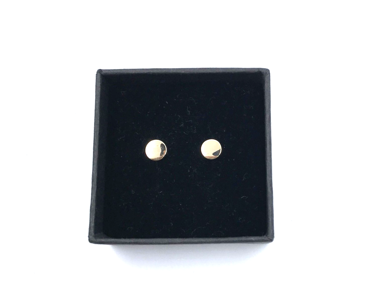 Ohrstecker Goldplättchen