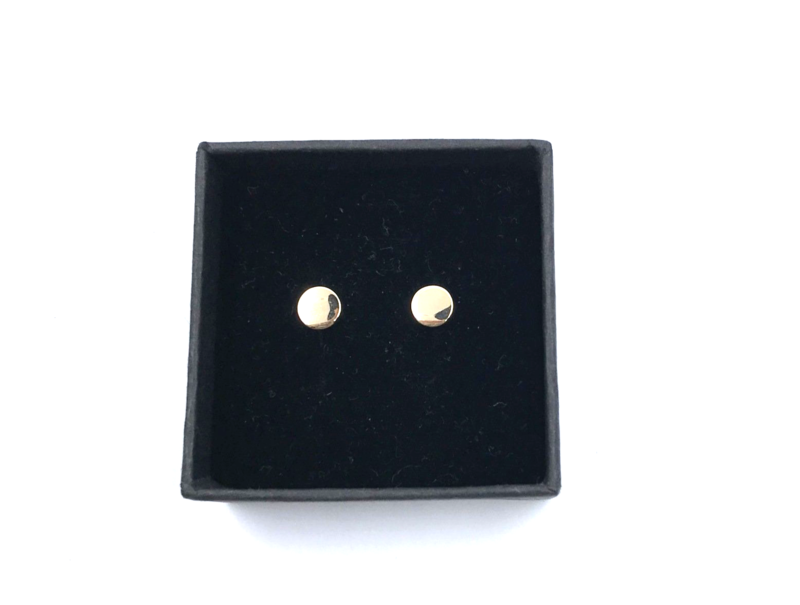 Ohrstecker Goldplättchen