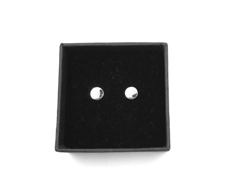 Ohrstecker Silberplättchen