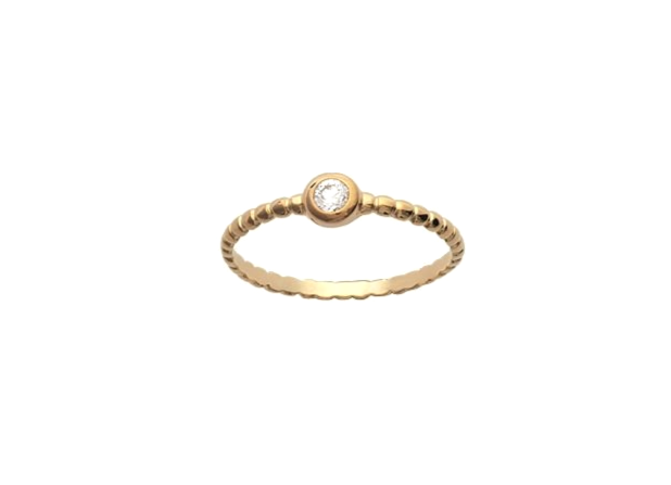 Kugelring mit Zirkonia