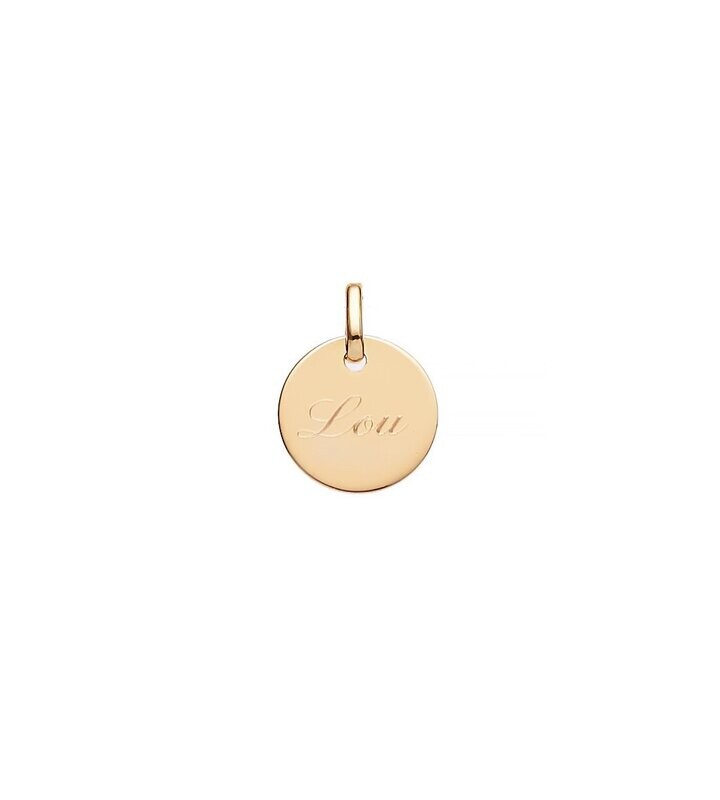 Anhänger Goldplättchen, mittel Anhänger Goldplättchen, mittel