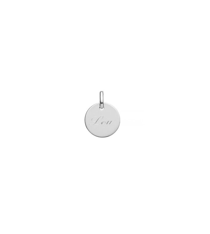 Anhänger Silberplättchen, mini Anhänger Silberplättchen, mini