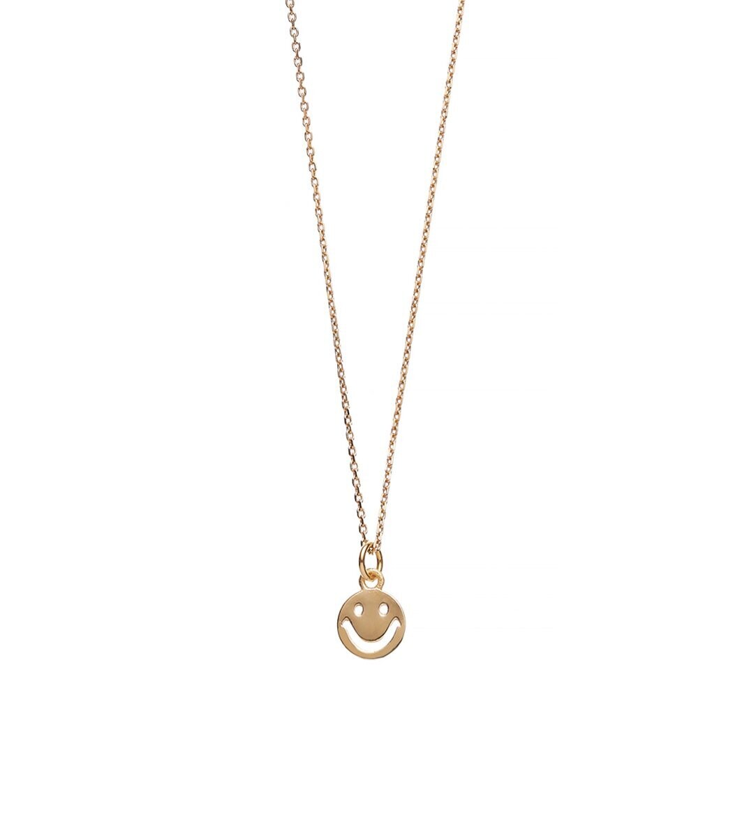 Goldkette Smiley