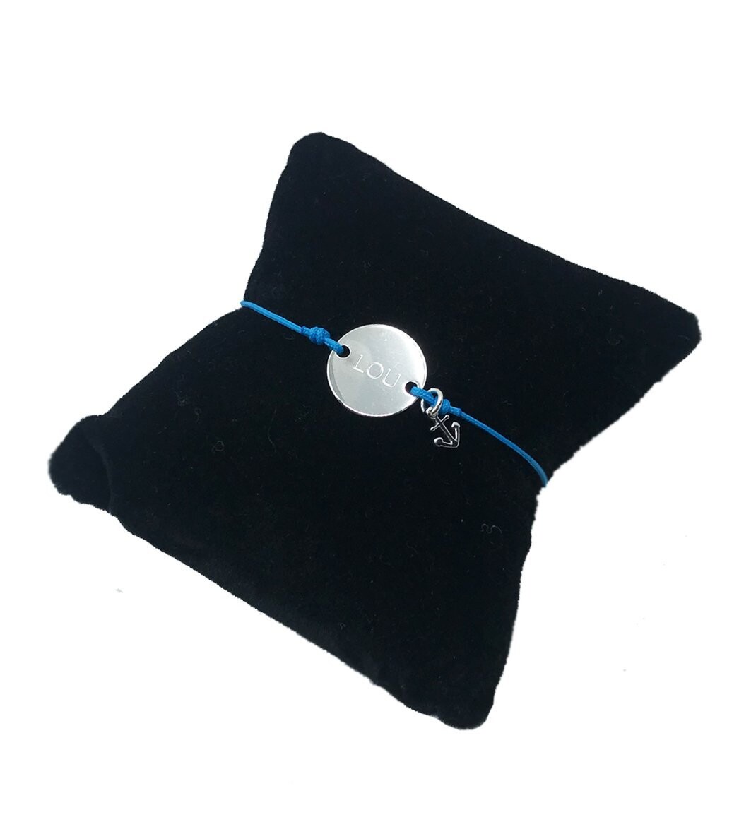 Taufarmband Anker mit Gravur