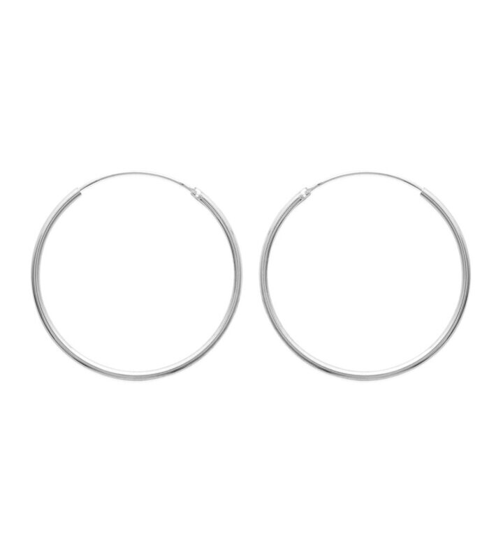 Creolen 40mm silber