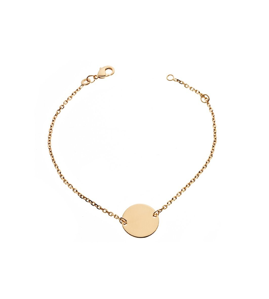 Goldarmkette Goldplättchen