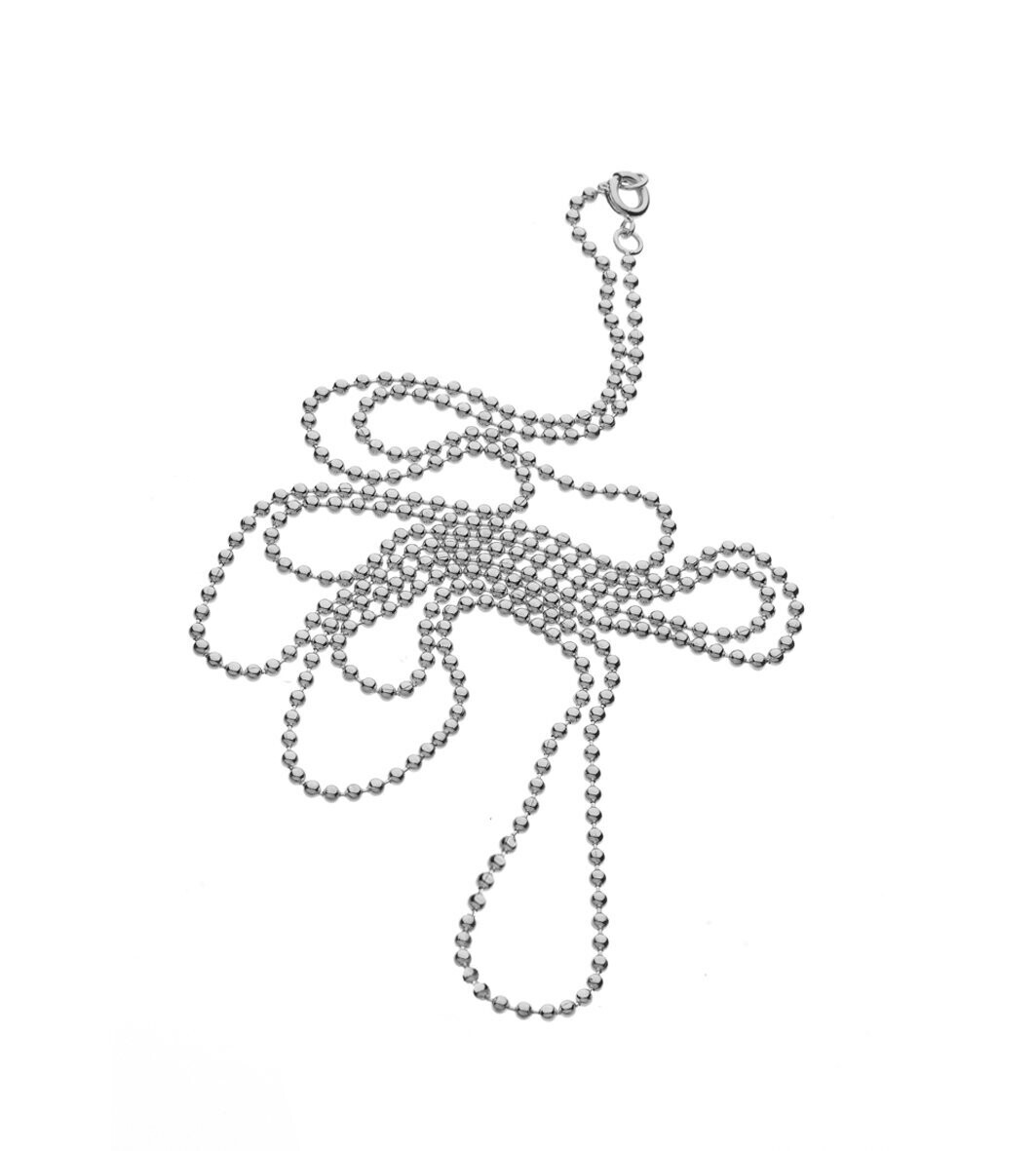 silberne Kugelkette 3mm