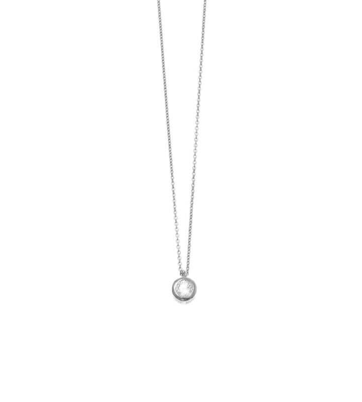 Filigrane Silberkette mit Minizirkonia Filigrane Silberkette mit Minizirkonia