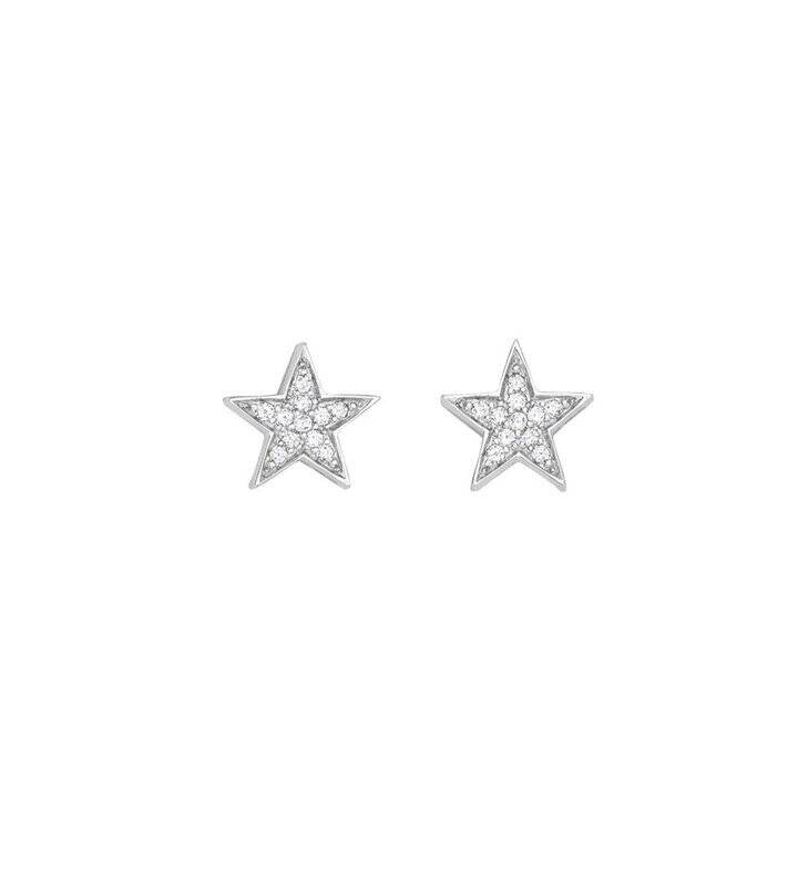 Ohrstecker Zirkoniasternchen silber Ohrstecker Zirkoniasternchen silber