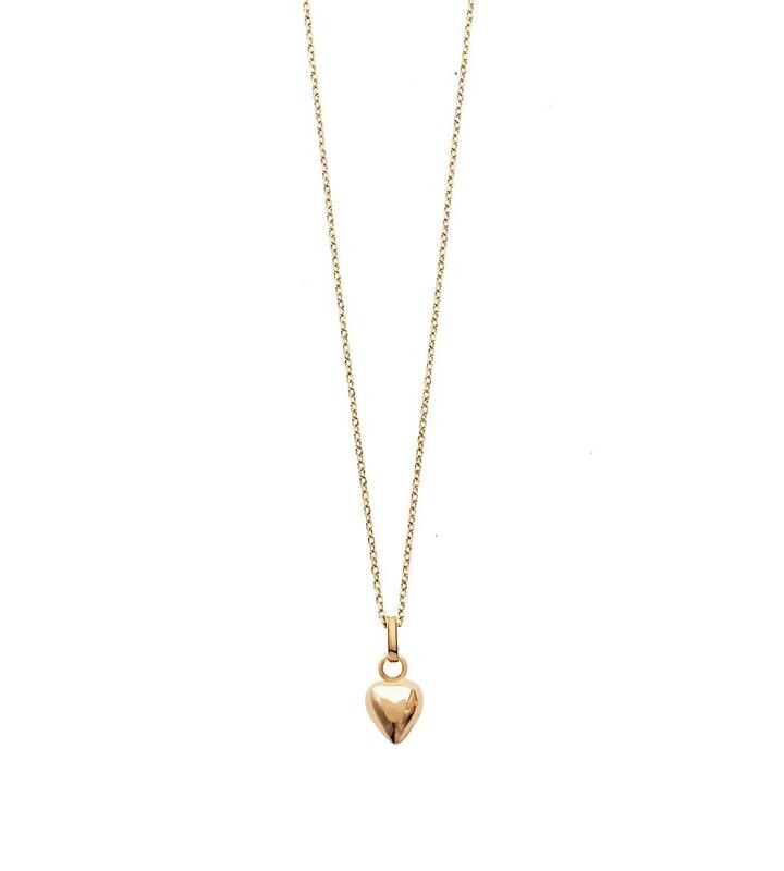 Goldkette Puffherz