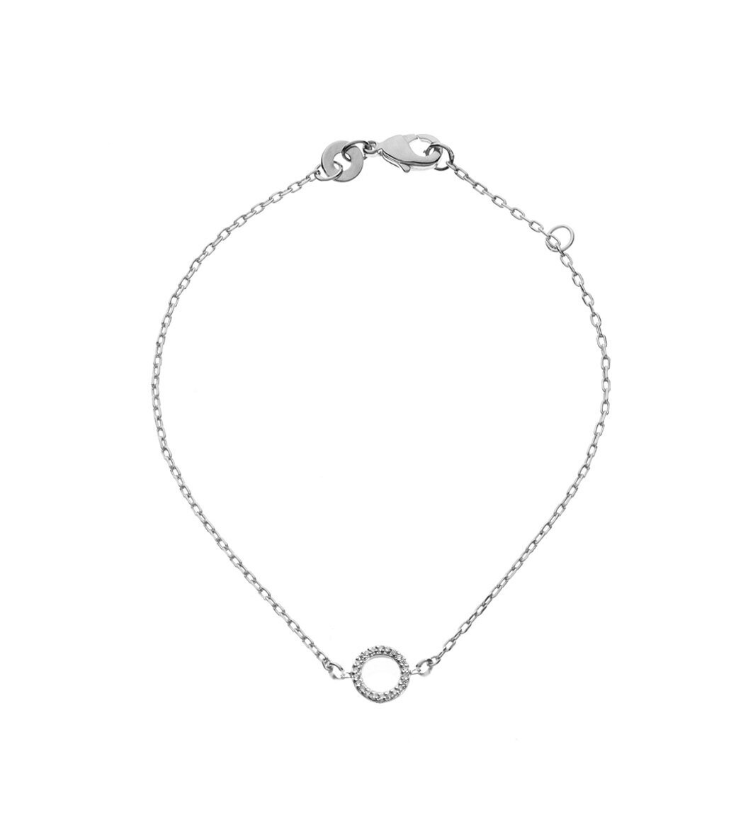 Silberarmkette kleiner Zirkoniakreis