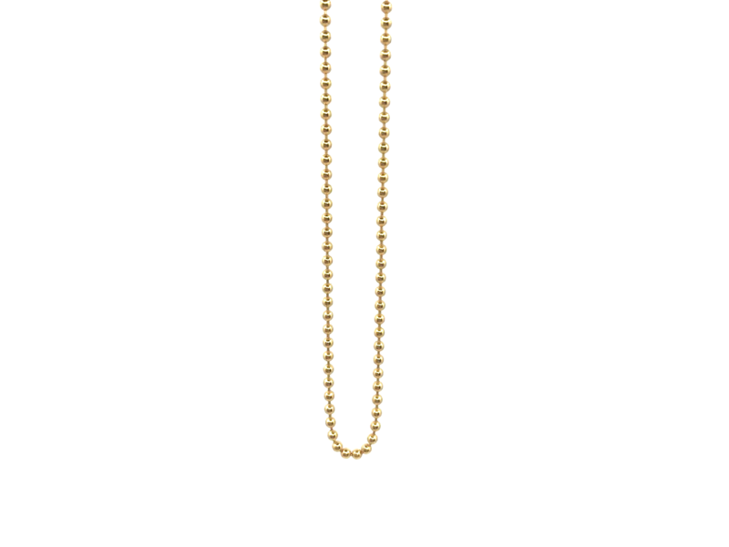 goldene Kugelkette dünn, kurz goldene Kugelkette dünn, kurz