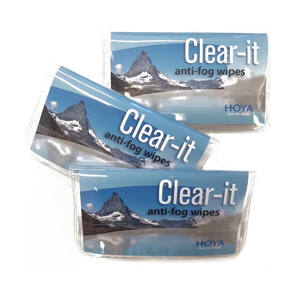 Clear-it - Antibeschlag Reinigungstuch für Brillen