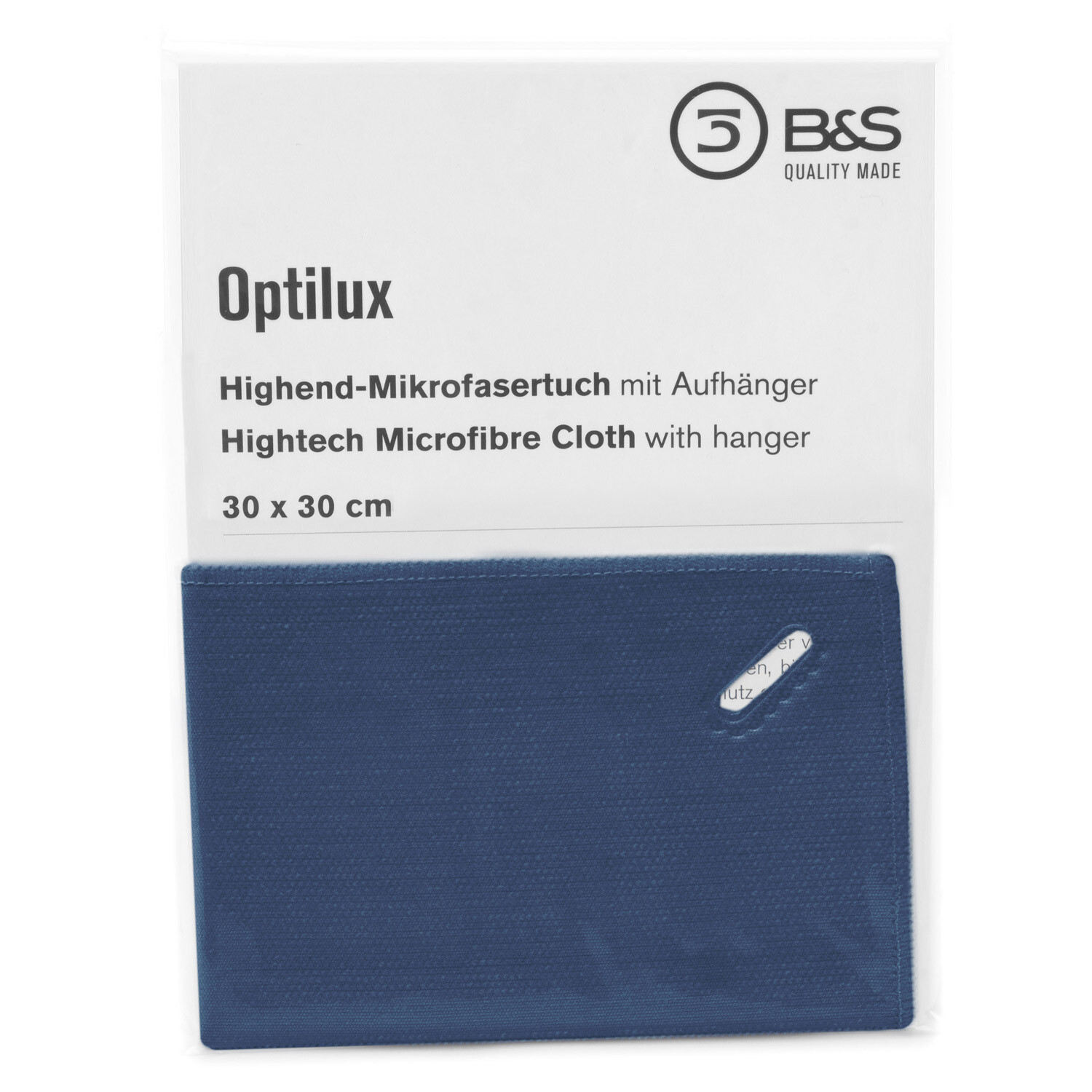 Optilux Mikrofasertuch - für saubere Brillengläser