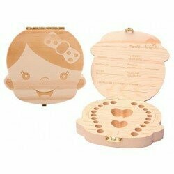 CAJITA DE MADERA PARA GUARDAR DIENTES DE LECHE