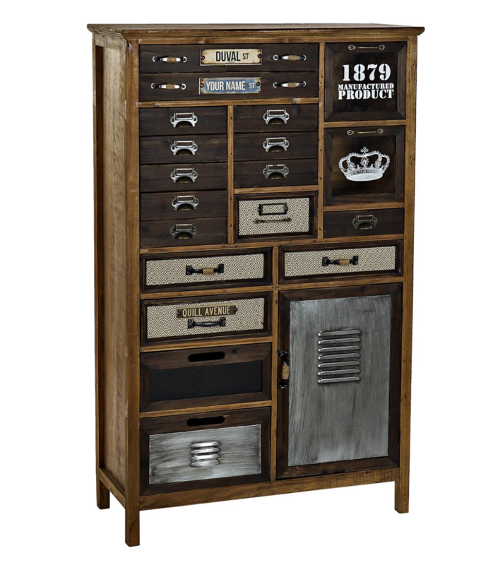 MUEBLE ARMARIO VINTAGE  80x32x131 cm
