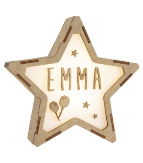 LAMPARA GLOBOS  & ESTRELLAS