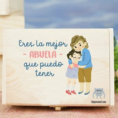 CAJA MADERA MEJOR ABUELA