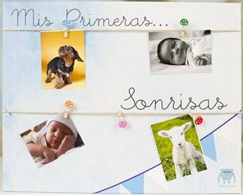 LIENZO   "MIS PRIMERAS SONRISAS"
