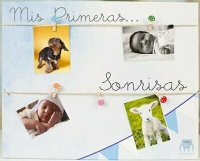 LIENZO   "MIS PRIMERAS SONRISAS"