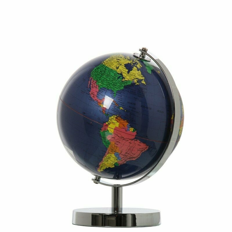 GLOBO TERRAQUEO AZUL OSCURO