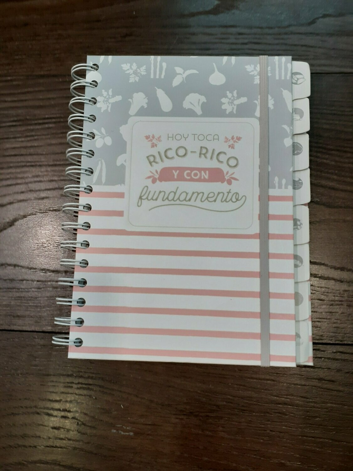LIBRETA RECETAS DE COCINA