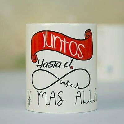TAZA JUNTOS HASTA EL INFINITO
